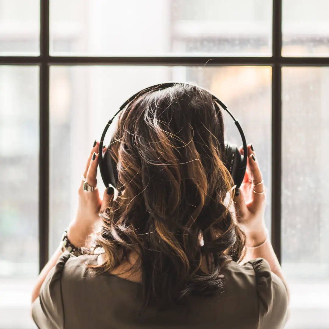 Eine Podcast Hörerin